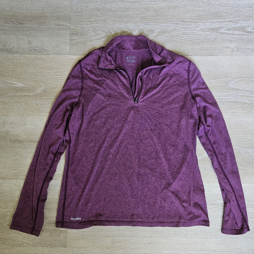 EMS Essence Techwick Quarter Zip Long Sleeve - Size Large